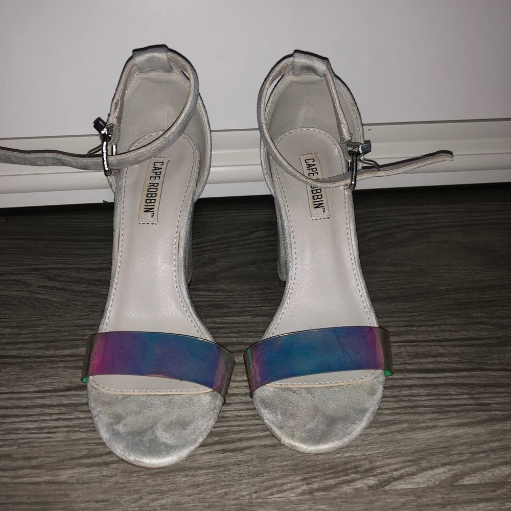 Suede heels